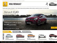 Tablet Screenshot of dsg-renault.co.uk